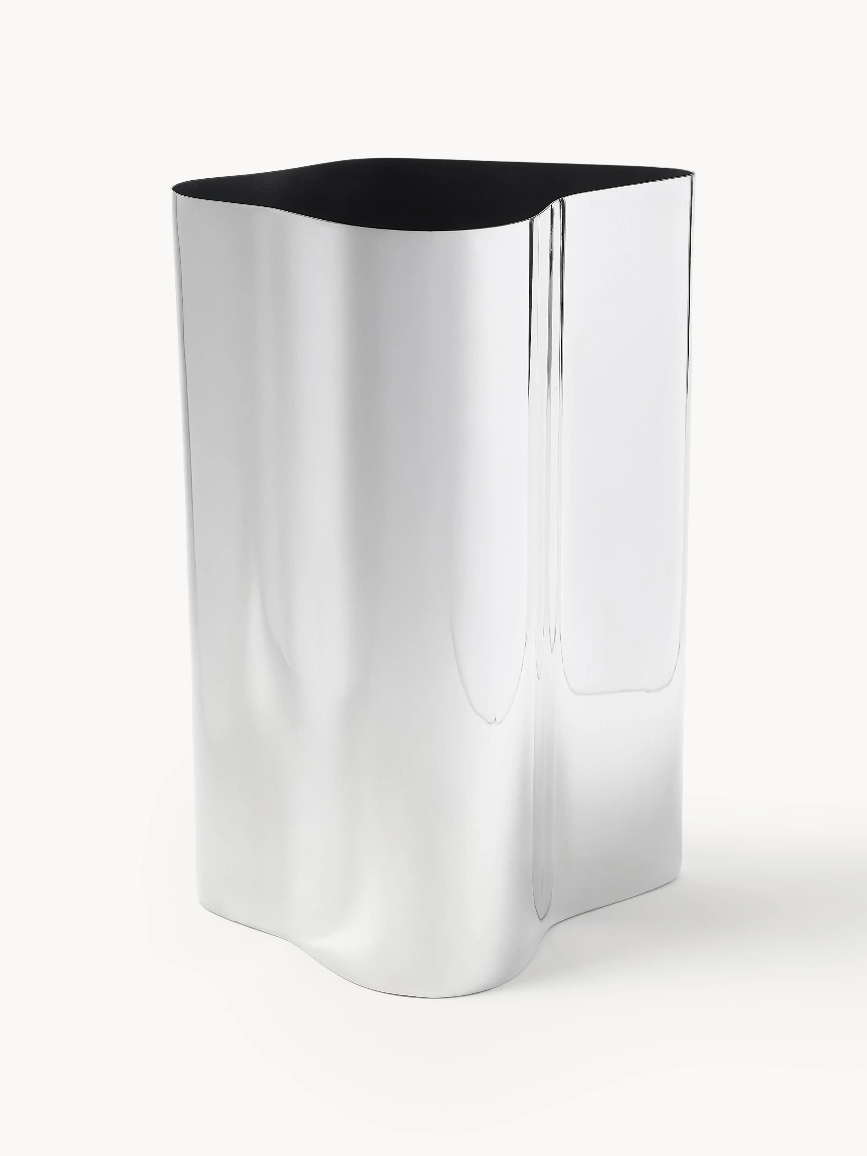 Vase en acier inoxydable Vine, haut. 26 cm | Westwing EU
