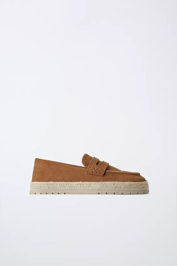 CASUAL SUEDE LOAFERS | Zara US