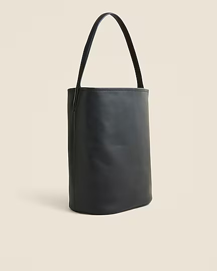 Berkeley big bucket bag in leather | J. Crew US
