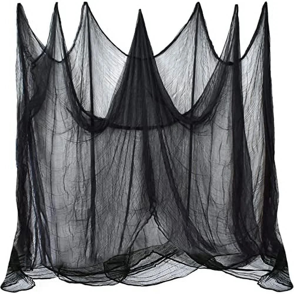 ZeeDix Halloween Black Creepy Cloth 85 x 315in Giant Halloween Cloth Halloween Home Deco Spooky S... | Walmart (US)