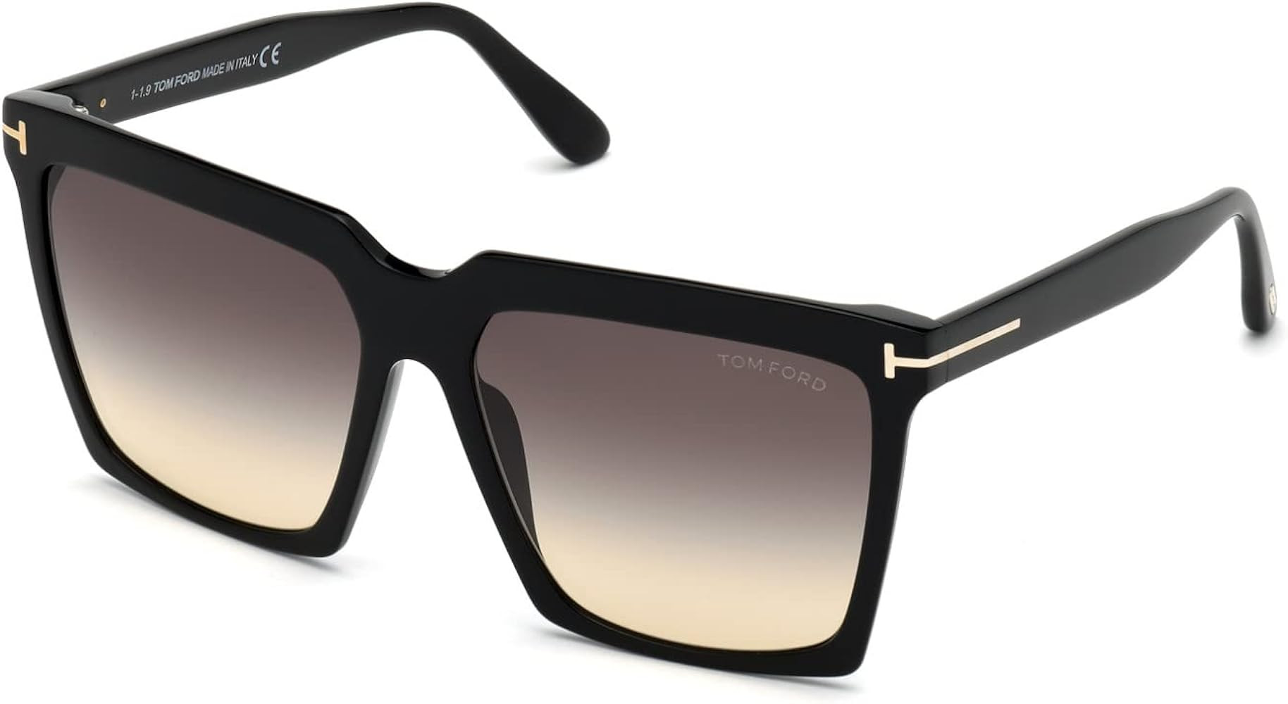 Tom Ford Sabrina FT0764 Square Sunglasses for Women + BUNDLE With Designer iWear Eyewear Kit | Amazon (US)