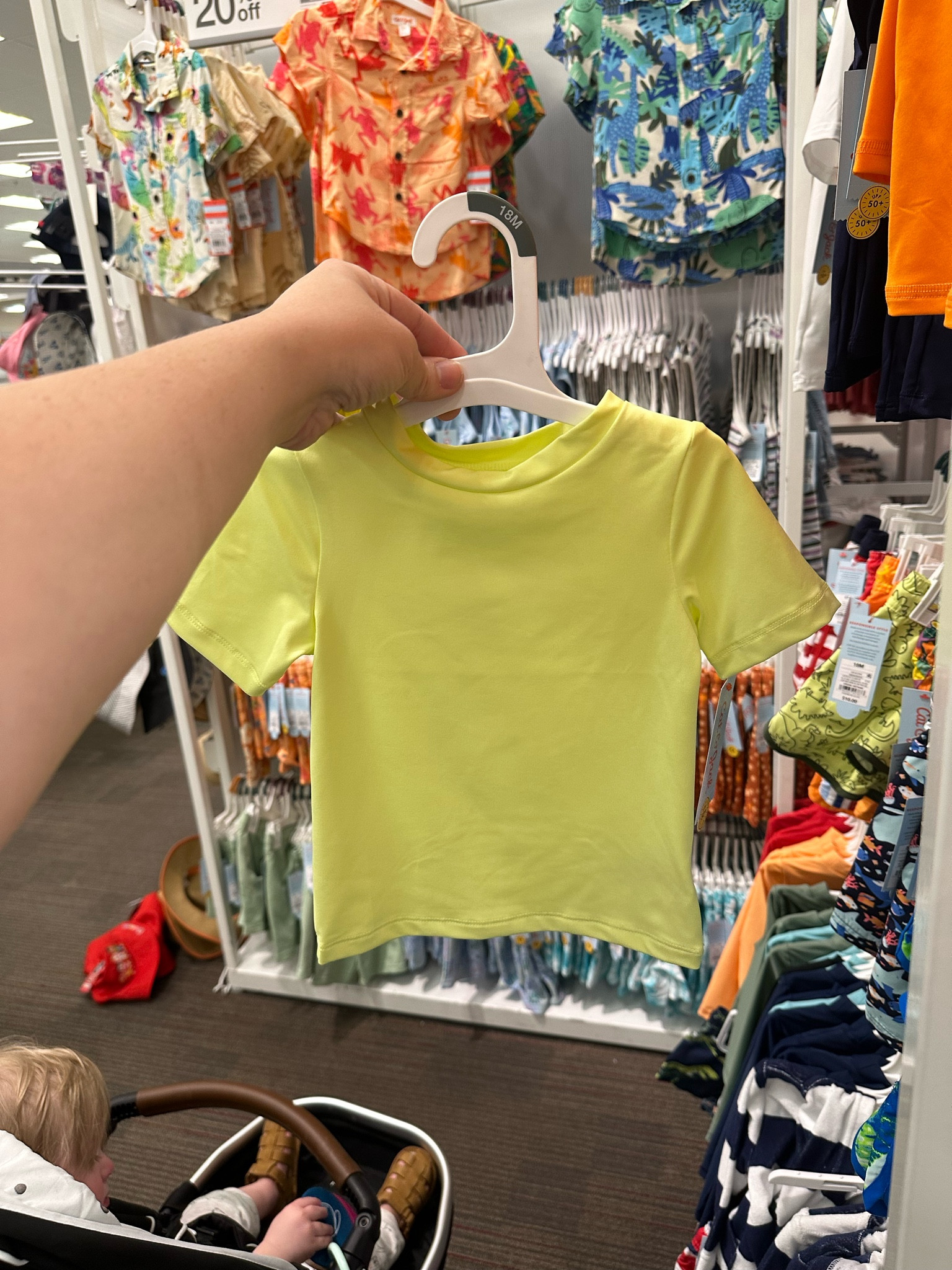 Toddler boys neon yellow green swim top 

#LTKswim #LTKkids #LTKbaby