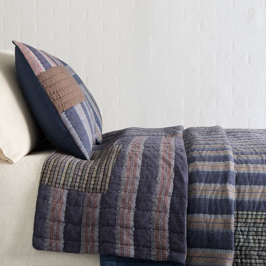 Stripe Patchwork Quilt | West Elm (US)