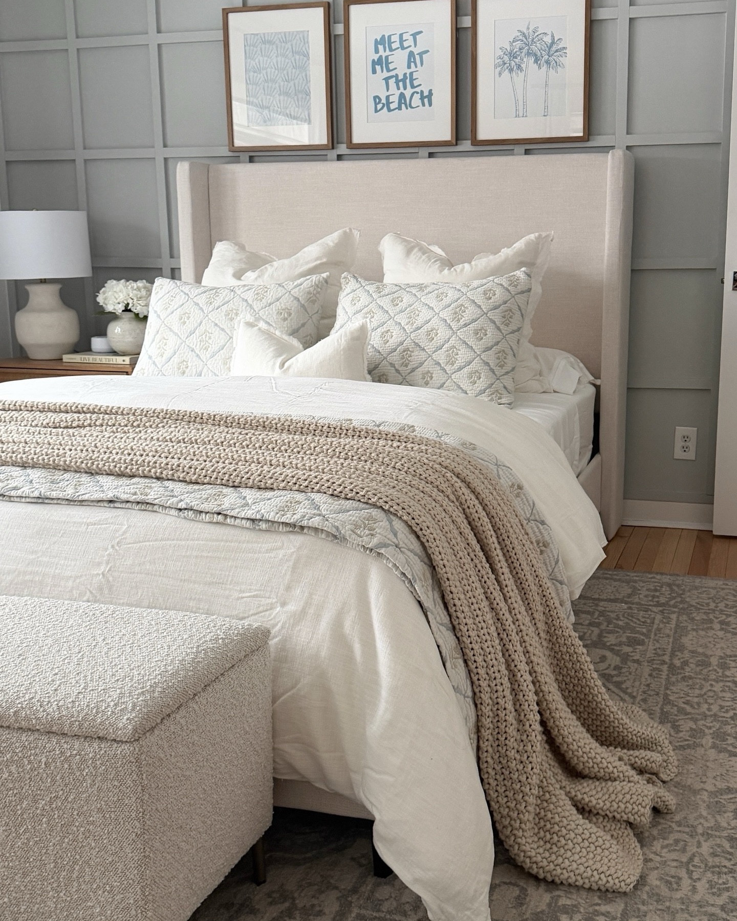 Stella’s latest bedroom look is all about soft neutral charm, the prettiest floral quilt, linen duvet cover & layered textures that make her space feel calm, cozy, and elevated. ✨🩵

Best part? It’s all from Target. 🙌🏼

#targethomefinds #girlsbedroominspo 
#neutralhome #coastalbedroom #targetstyle

#LTKHome #LTKSaleAlert