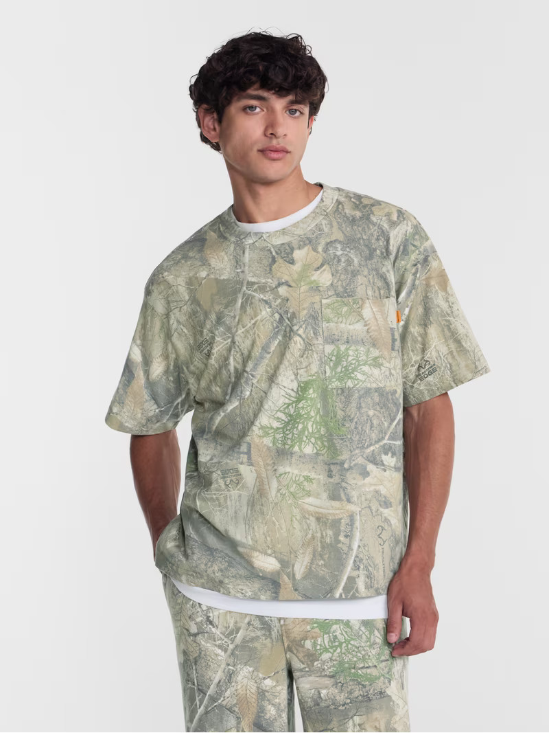 No Boundaries x Realtree Heavyweight Boxy Fit Tee, Sizes XS-5XB | Walmart (US)