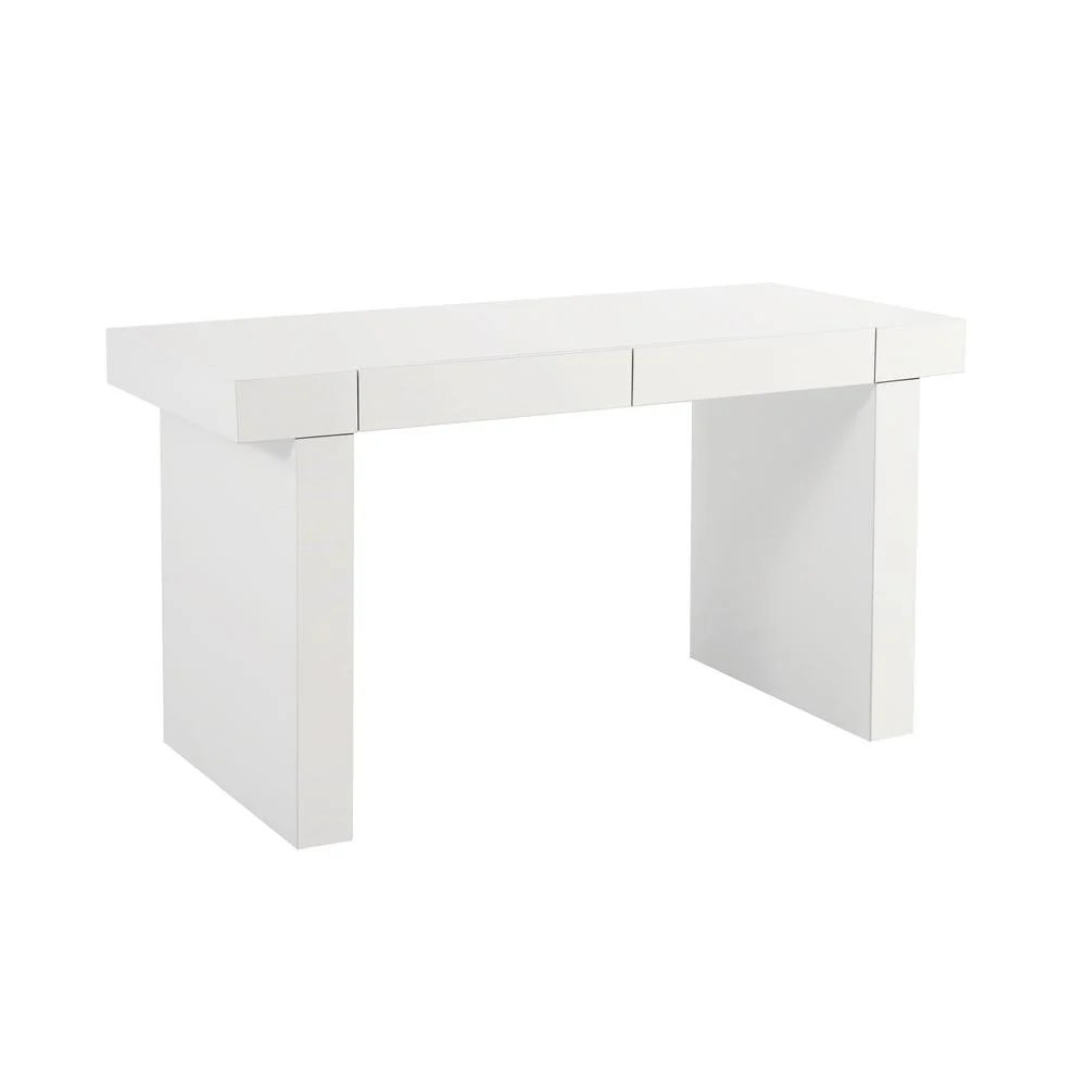 TOV Furniture Clara Glossy White Lacquer Desk | Walmart (US)