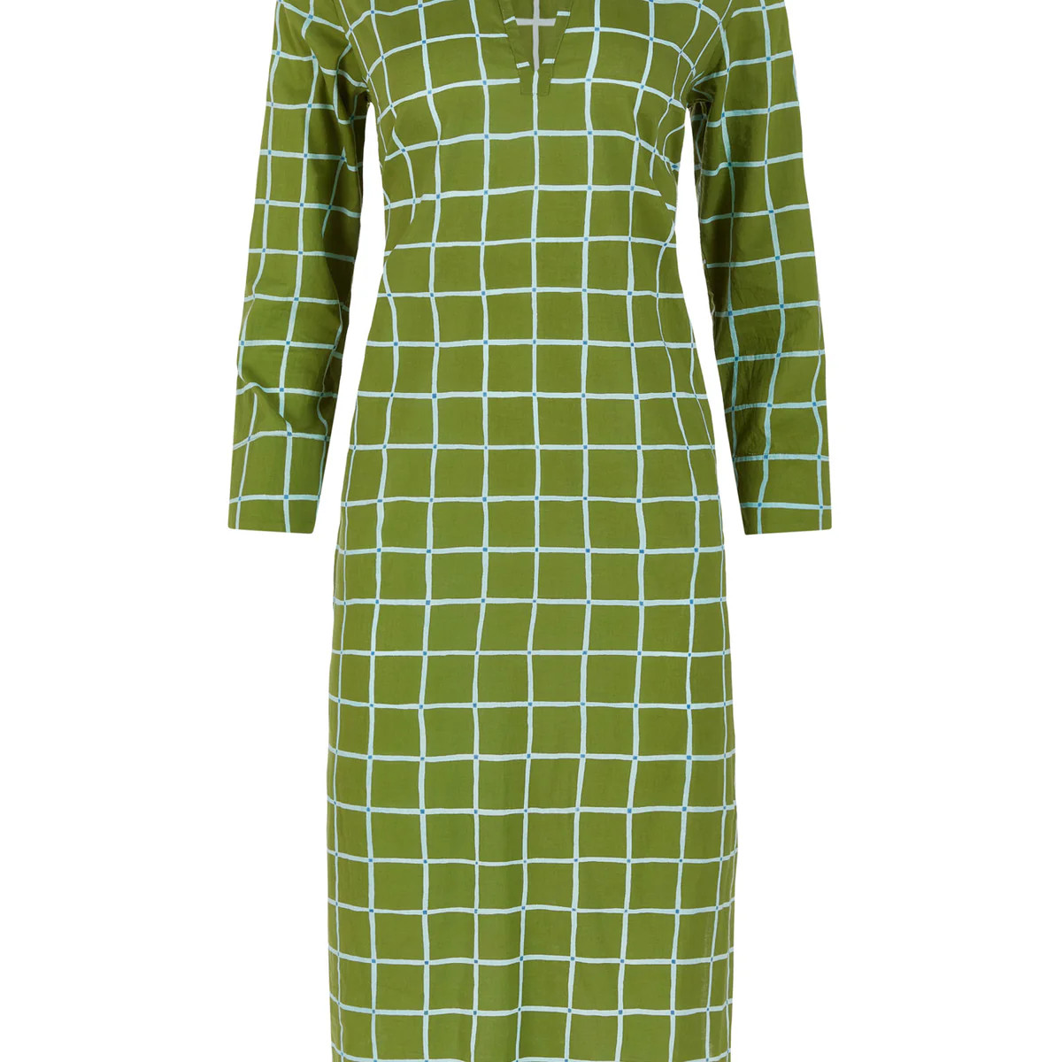 Classic Kurta, Boxwood Grid | Livro