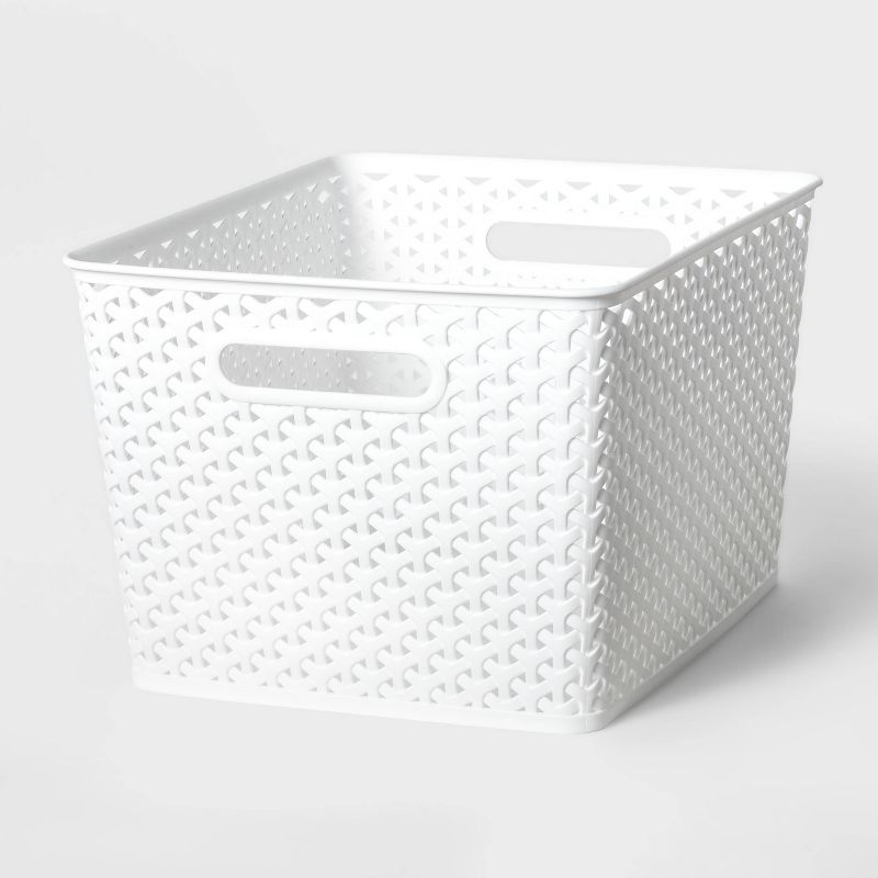 Large Y-Weave Decorative Storage Basket - Room Essentials™ | Target