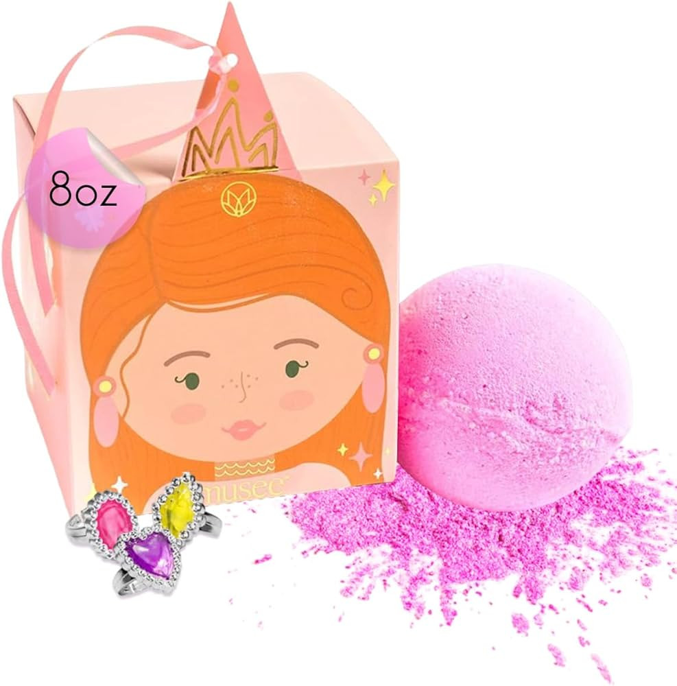 Musee Princess Poppy 8oz Bath Bomb | Relaxing Aromatherapy Bath Bombs | Gift Set for Women, Teens... | Amazon (US)