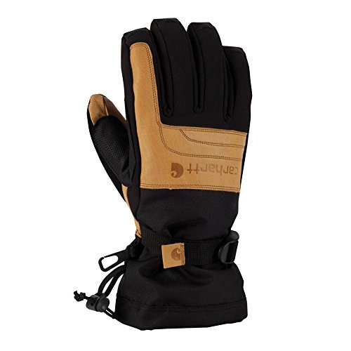 Carhartt Men's Tundra Insulated Work Glove, Black/Barley, X-Large | Amazon (US)