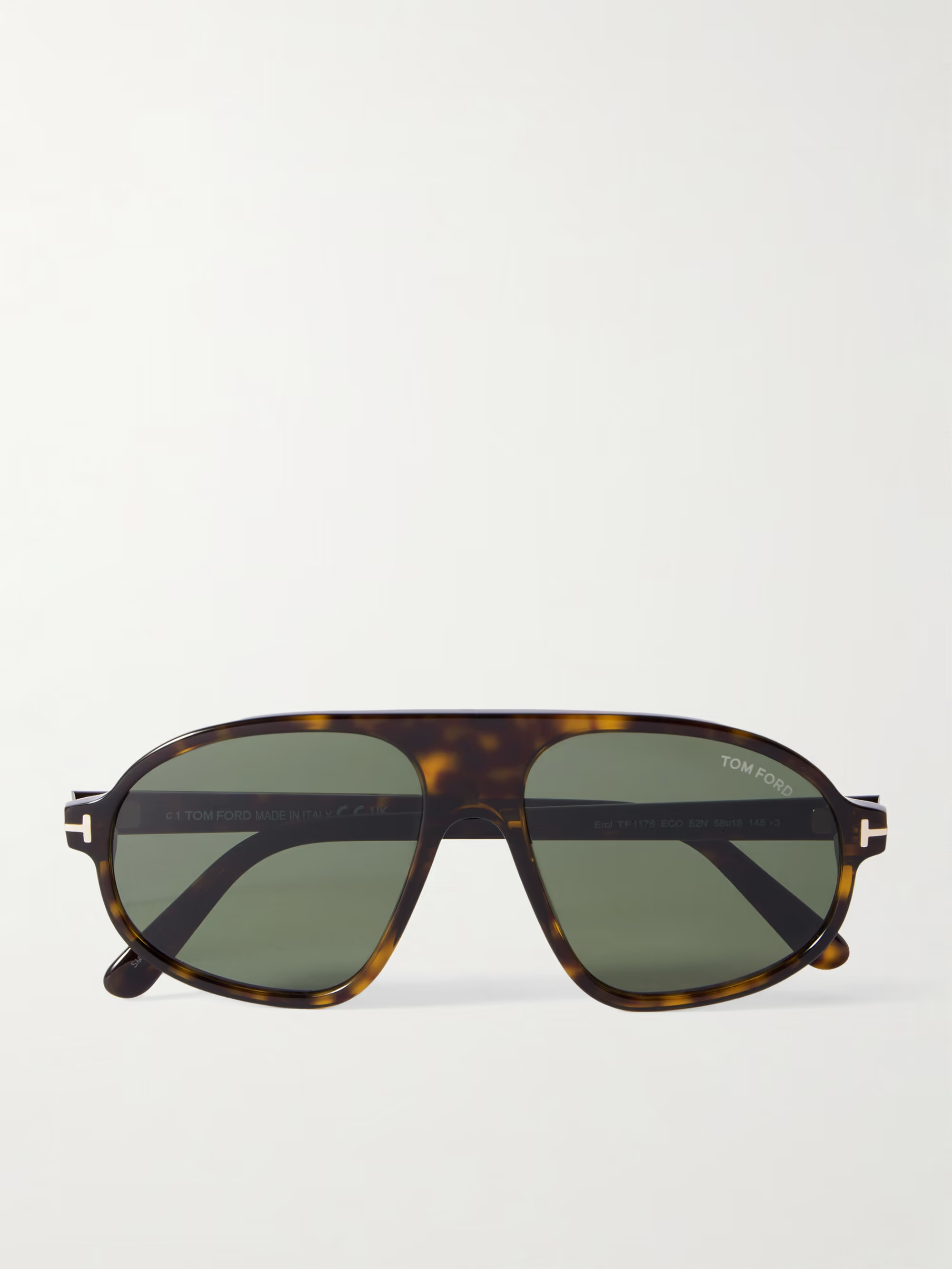 Erol aviator-style tortoishell acetate sunglasses | NET-A-PORTER (US)