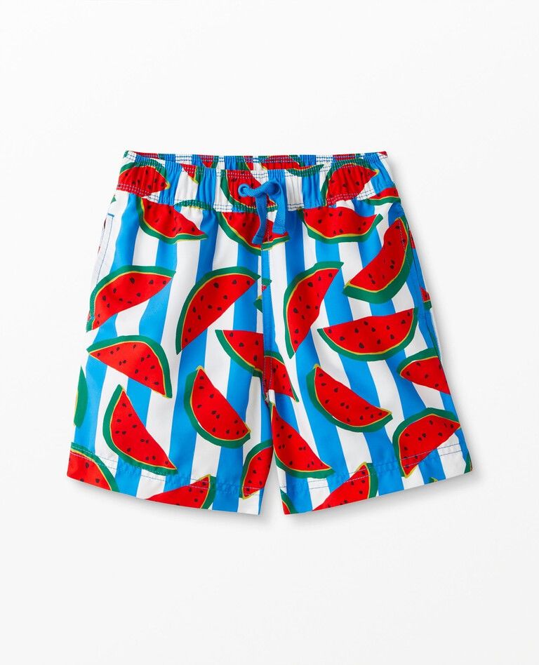 Recycled Print Swim Trunks | Hanna Andersson