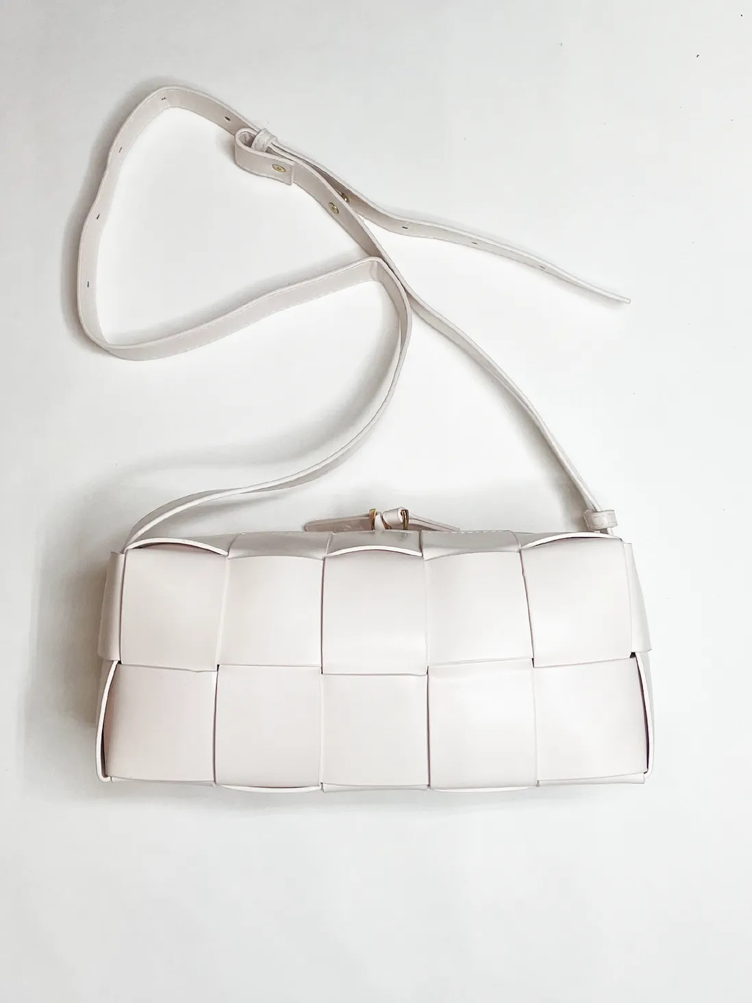 Woven PU Shoulder Bag in Cream | Boohoo.com (UK & IE)