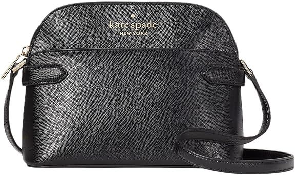 Kate Spade Staci Dome Saffiano Leather Crossbody Bag Purse Handbag | Amazon (US)