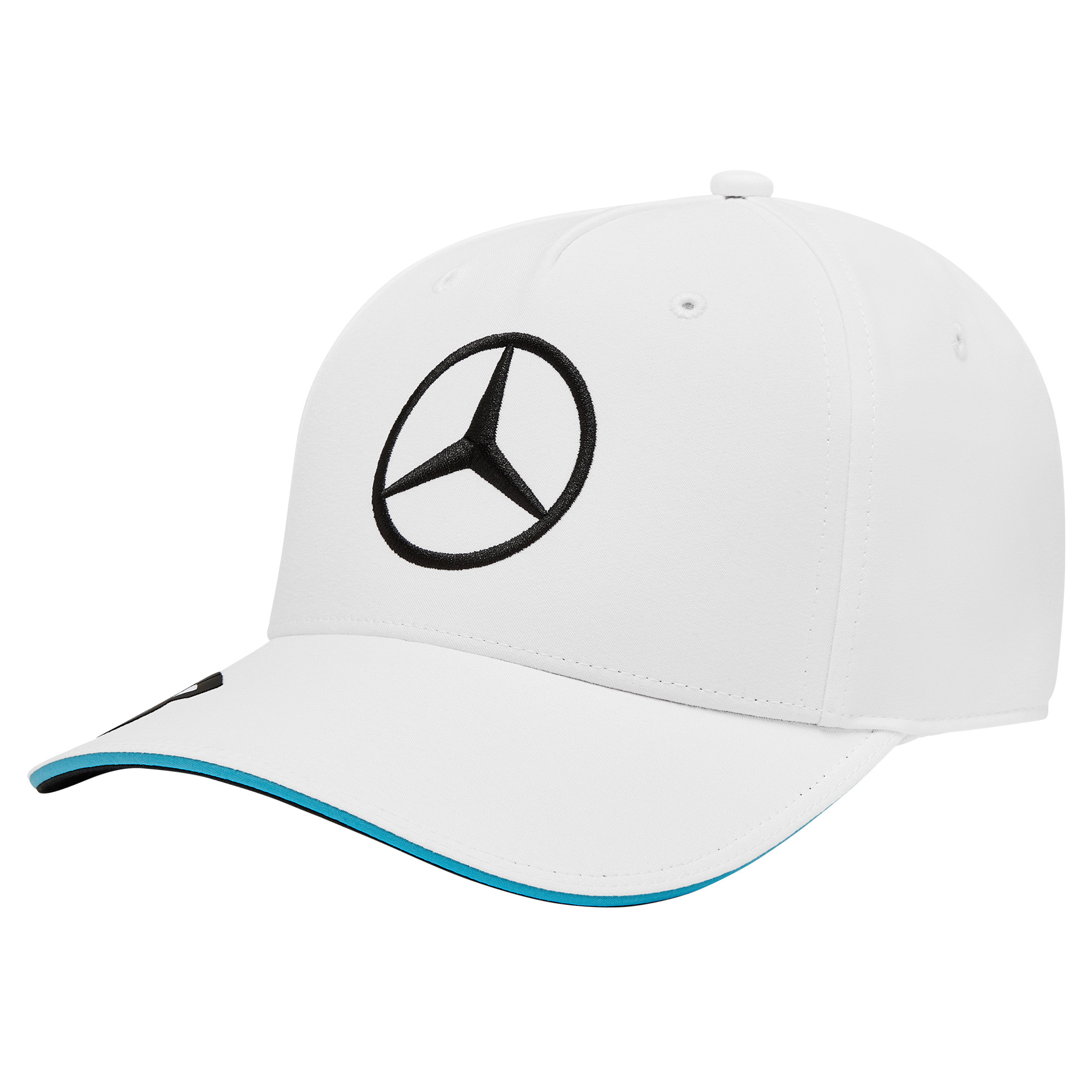 Men's Mercedes George Russell White Mercedes-AMG Petronas F1 Team Replica Driver Adjustable Hat | Fanatics