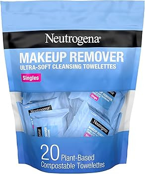 Neutrogena Makeup Remover Wipes, Daily Single Face Cleansing Towelettes, Makeup Removing Cleansin... | Amazon (US)