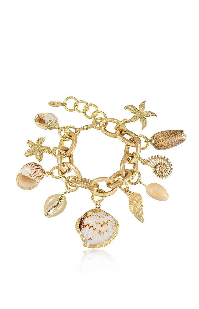 Ettika Mermaid Tears 18k Gold Plate Bracelet | PacSun