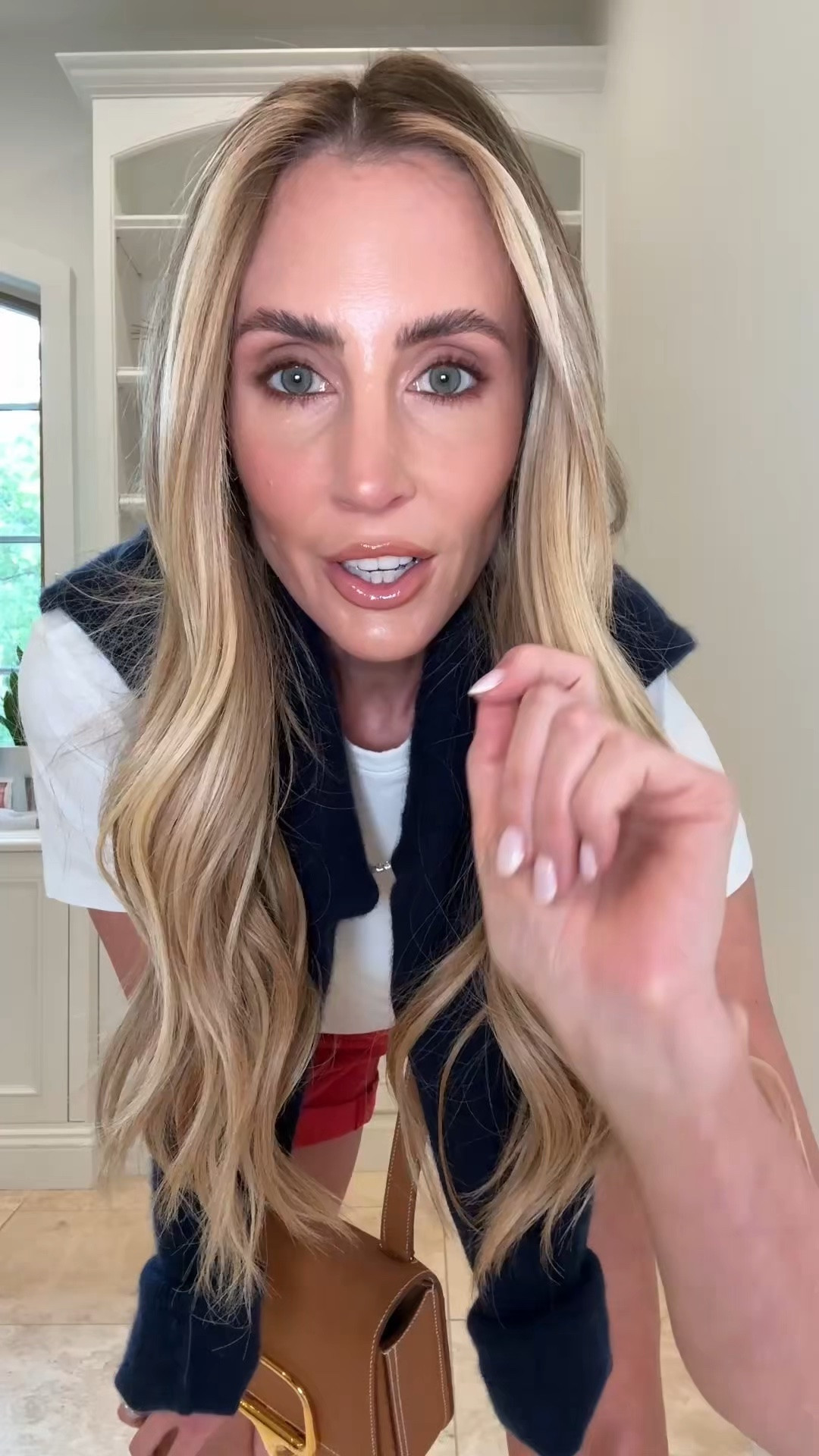 Love an easy red white and blue outfit