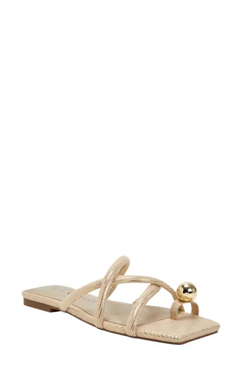 Katy Perry The Camie Slide Sandal in Gold at Nordstrom, Size 8.5 | Nordstrom
