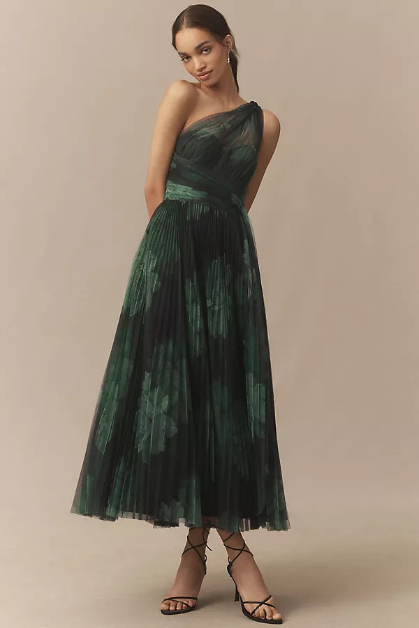 Hutch Phillippa One-Shoulder A-Line Maxi Dress | Anthropologie (US)