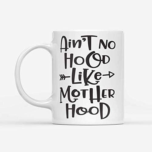 Aint No Hood Like Motherhood - White Mug, Gift For Family members On Christmas | Amazon (US)