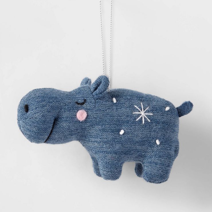 Fabric Hippopotamus Christmas Tree Ornament - Wondershop™ | Target