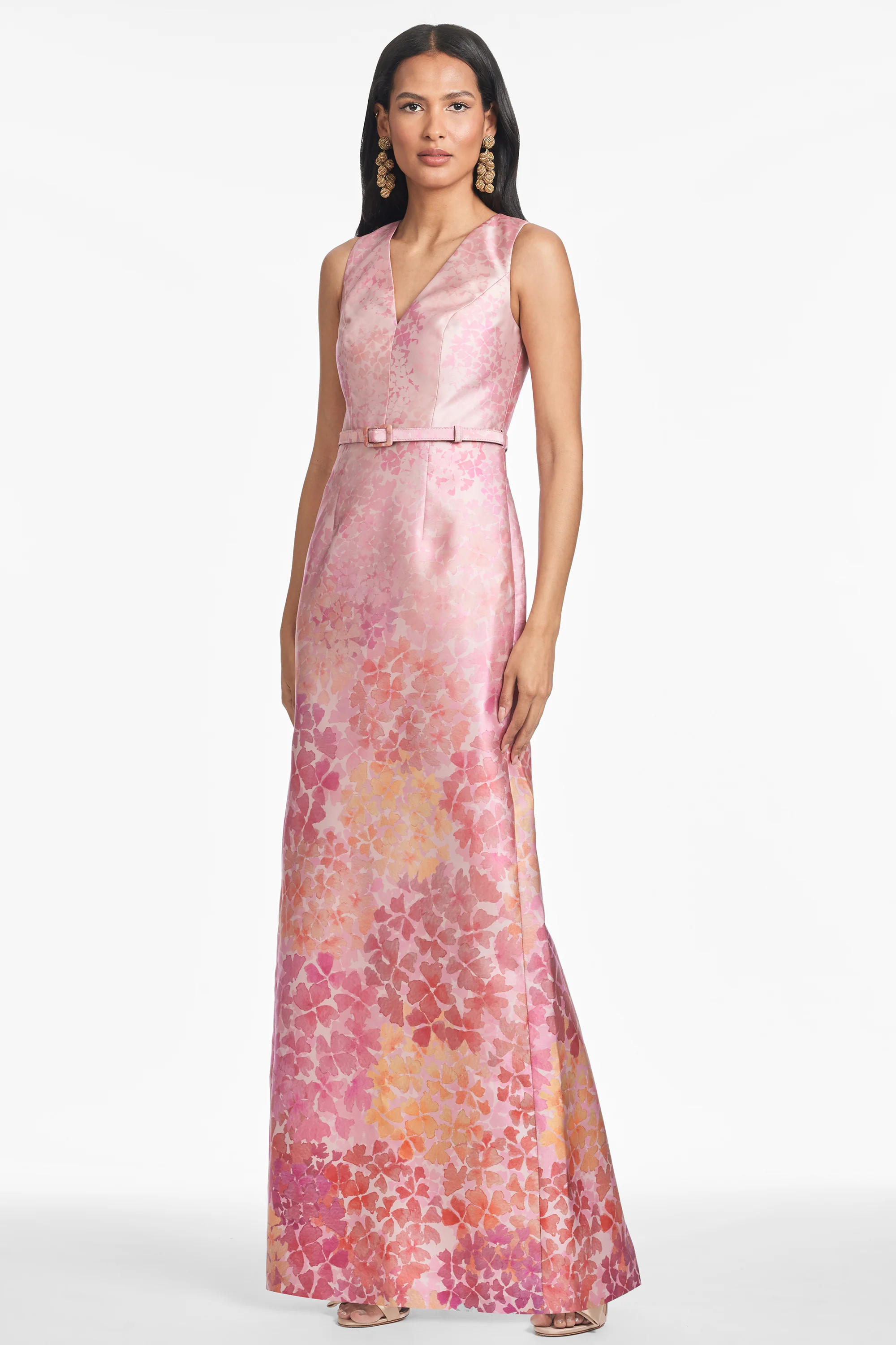 ADELLYN GOWN - LIGHT SUNSET HYDRANGEA | Sachin and Babi