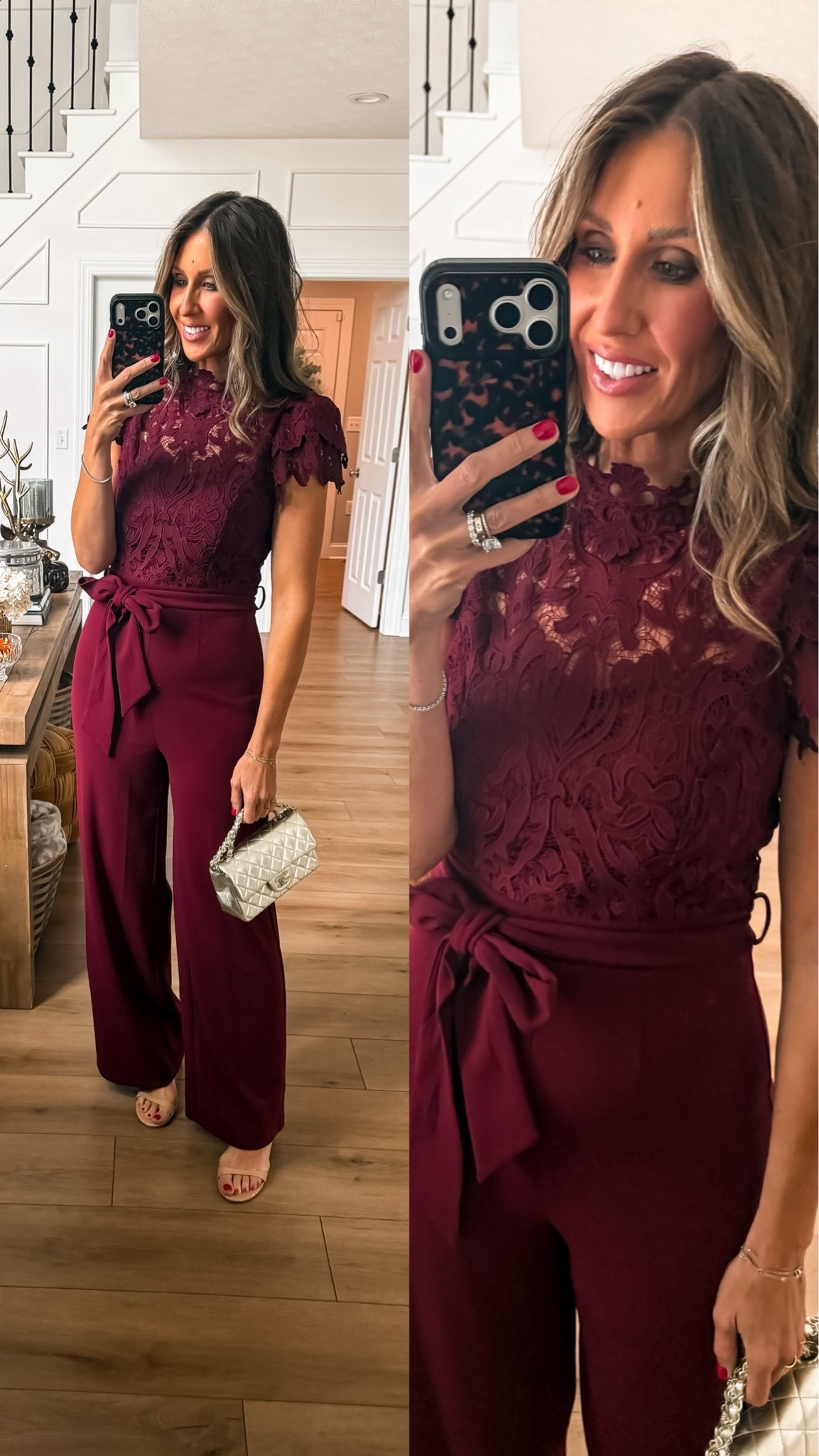 Got to wear my @Express jumpsuit last night 
Wearing Medium 
Wedding guest options

#LTKgrwm #LTKOver40 #LTKWedding