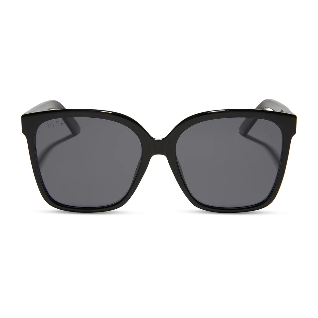 BEVERLIN - ZEPPELIN + BLACK + GREY POLARIZED SUNGLASSES | DIFF Eyewear