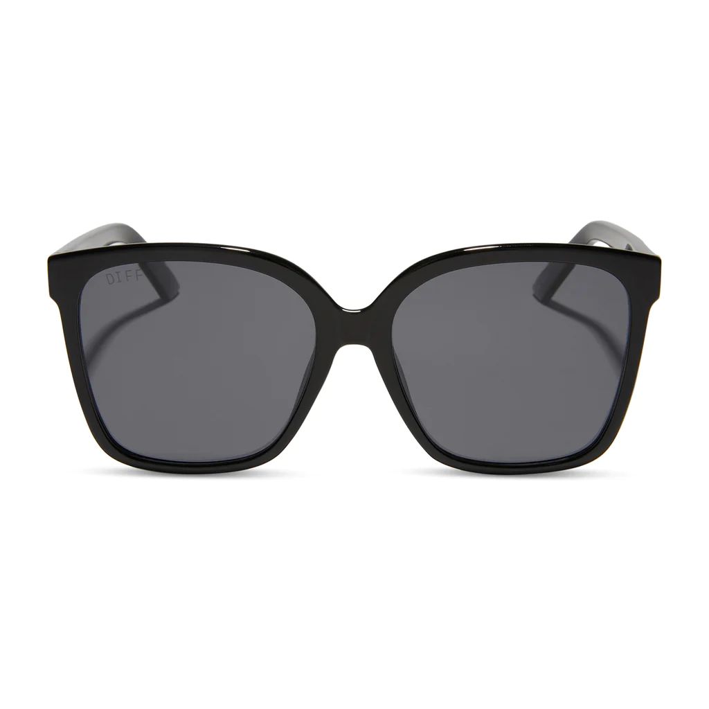 BEVERLIN - ZEPPELIN + BLACK + GREY POLARIZED SUNGLASSES | DIFF Eyewear