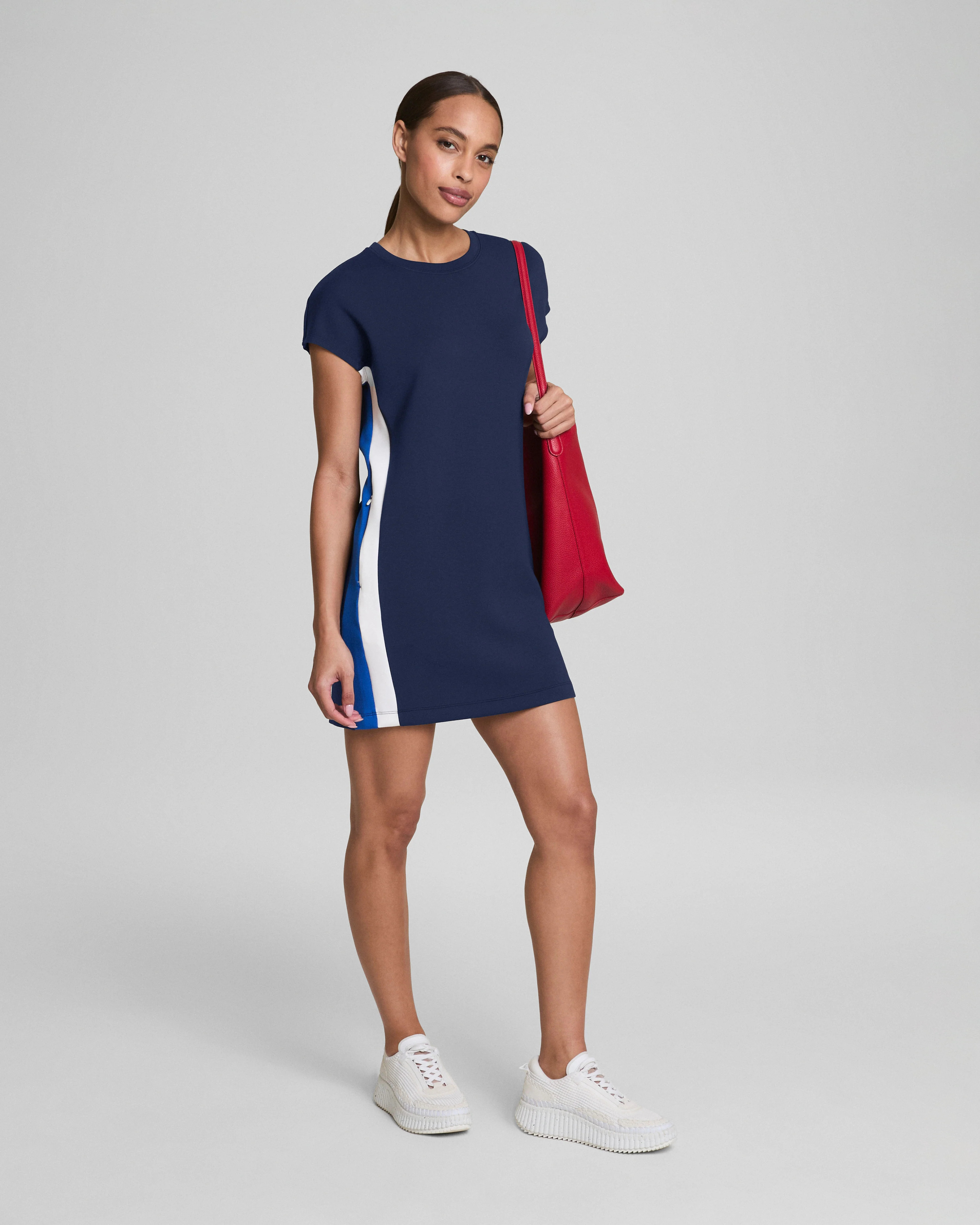 Spanx Women's SPANX AirEssentials Colorblock Mini T-Shirt Dress | Spanx