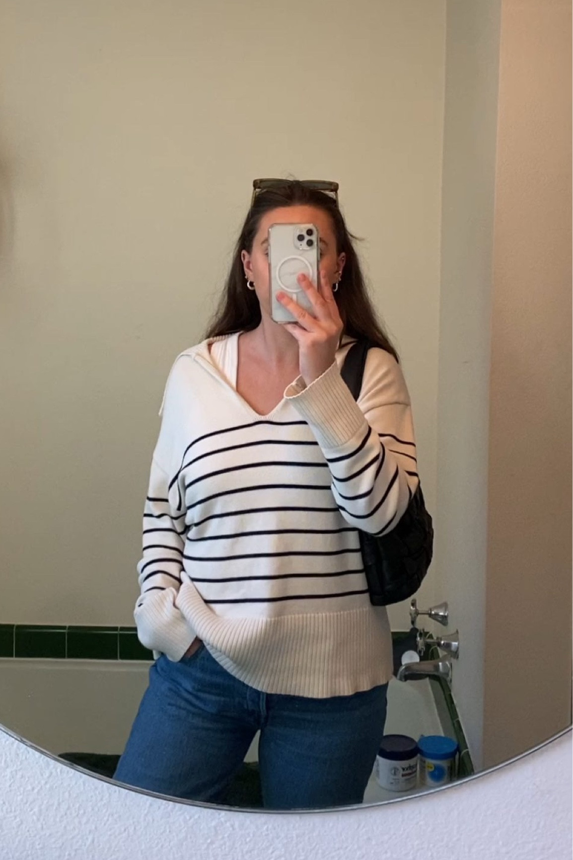 stripe sweater outfit 

#LTKstyletip #LTKMostLoved #LTKSeasonal