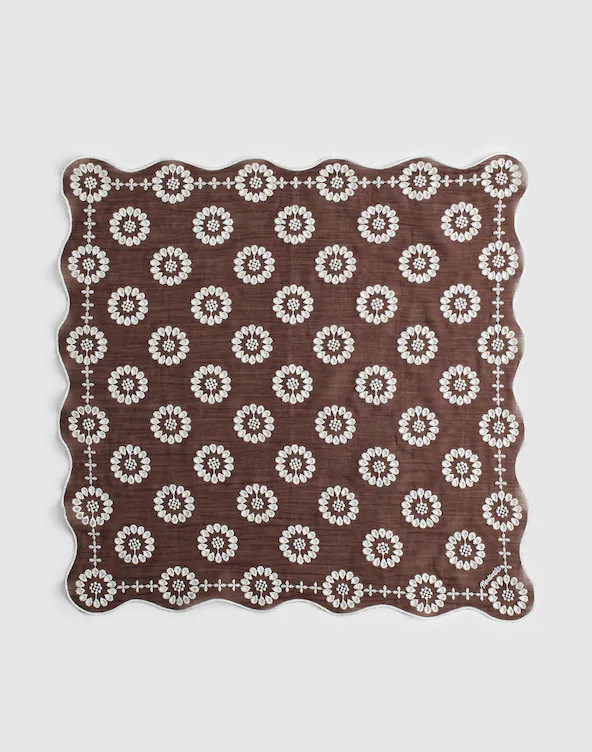 Organic Cotton Eyelet Bandana | Madewell