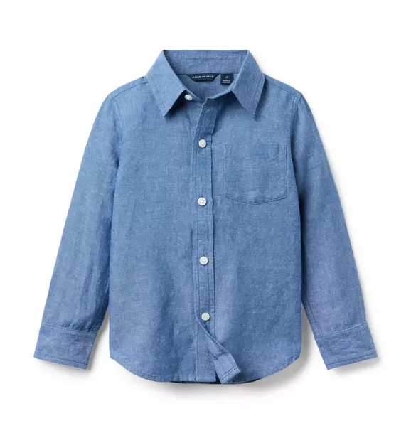The Linen-Cotton Shirt | Janie and Jack