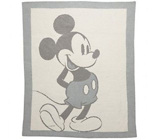Barefoot Dreams Vintage Disney Mickey Mouse Bab y Blanket | QVC