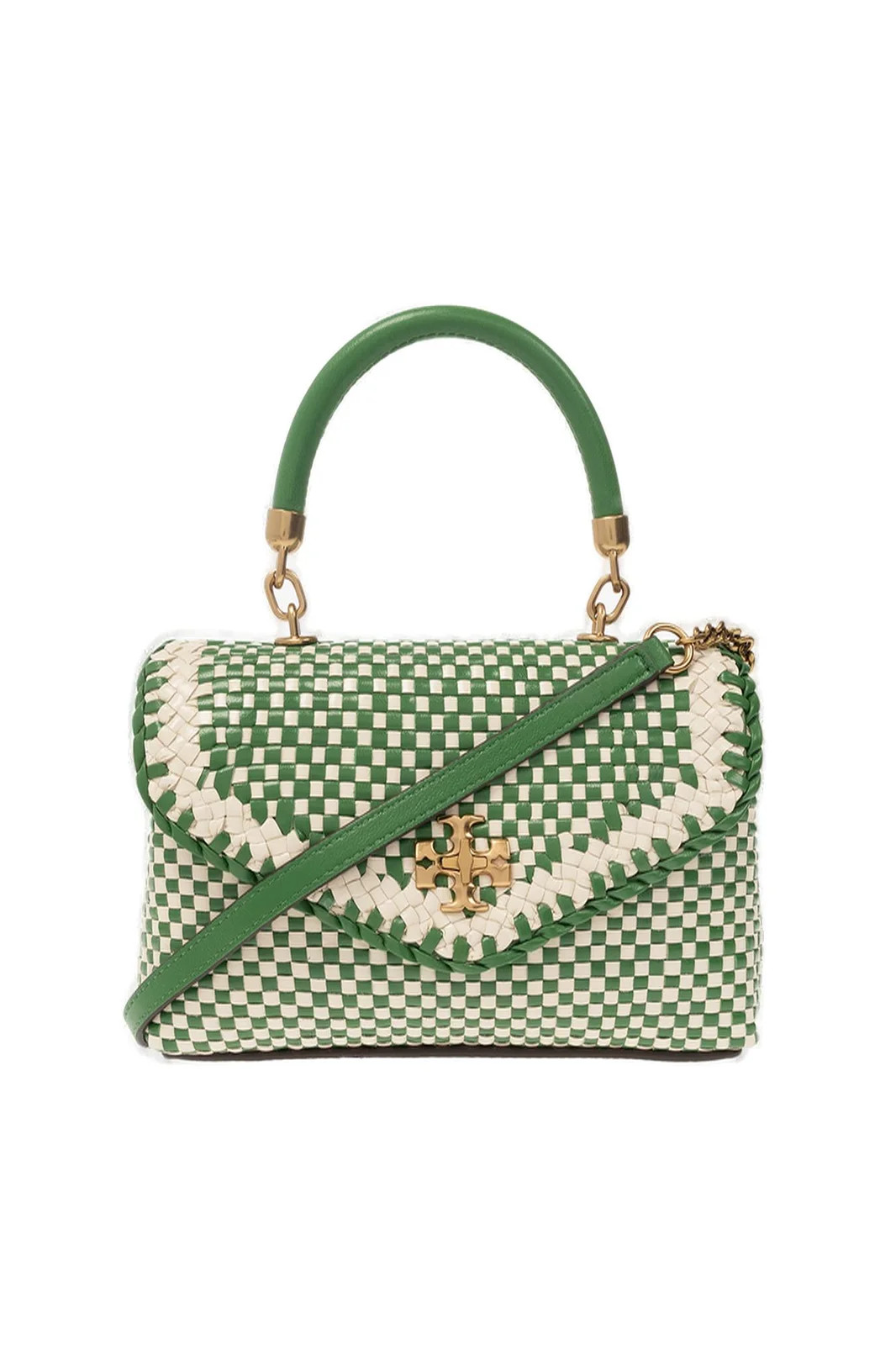 Tory Burch Kira Woven Mini Top Handle Bag | Cettire Global