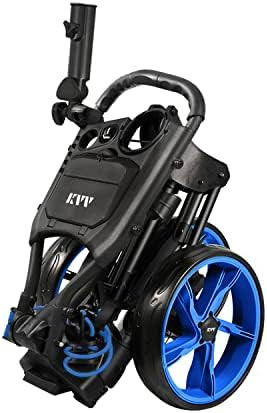 KVV 3 Wheel Golf Push Cart Ultra Lightweight Smallest Folding Size, New-Version Scorecard Holder | Amazon (US)