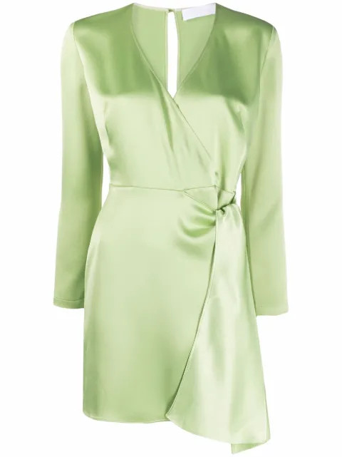 Vestido envelope de cetim | Farfetch (BR)