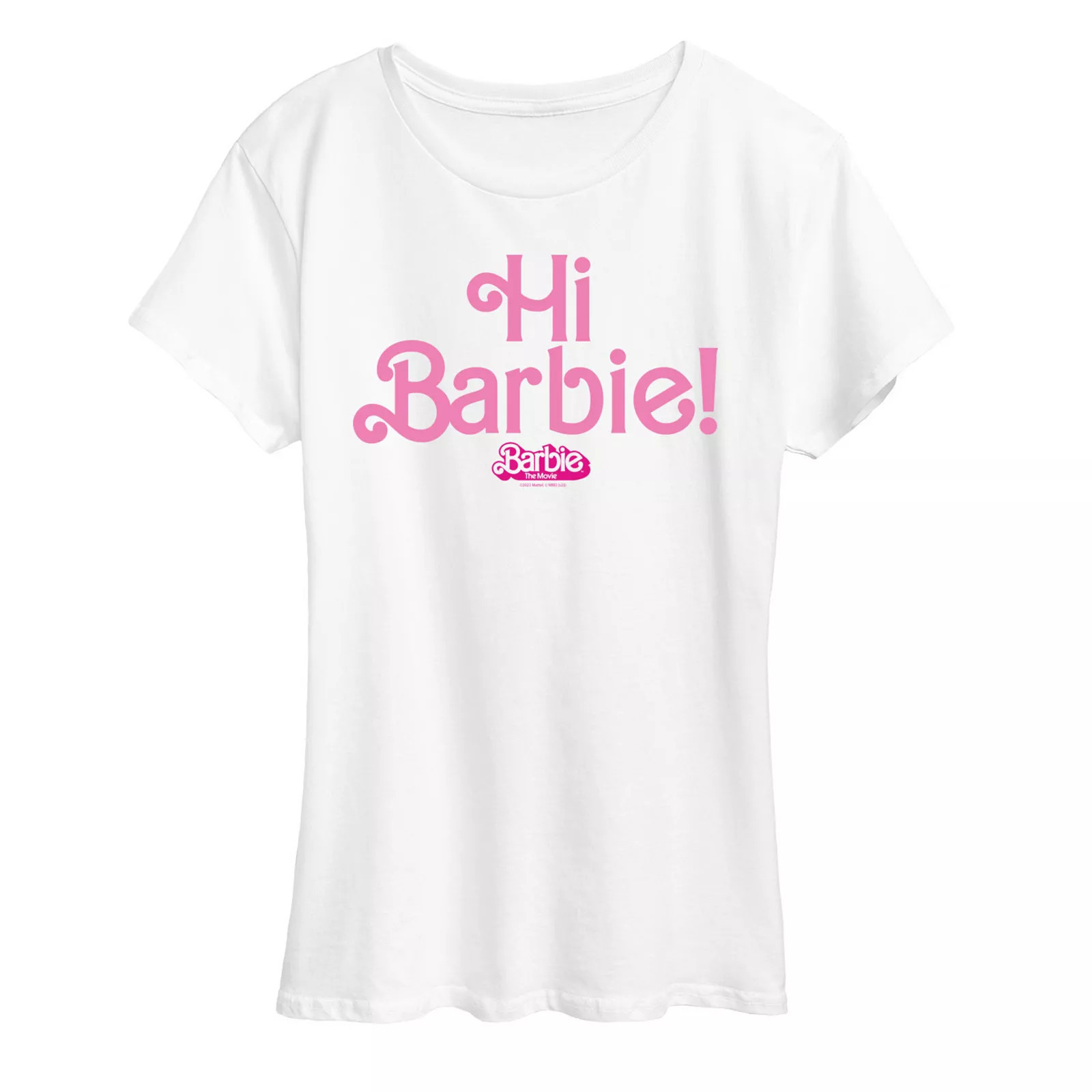 Women's Barbie The Movie Hi Barbie, Girl's, Size: Small, White | Kohl's
