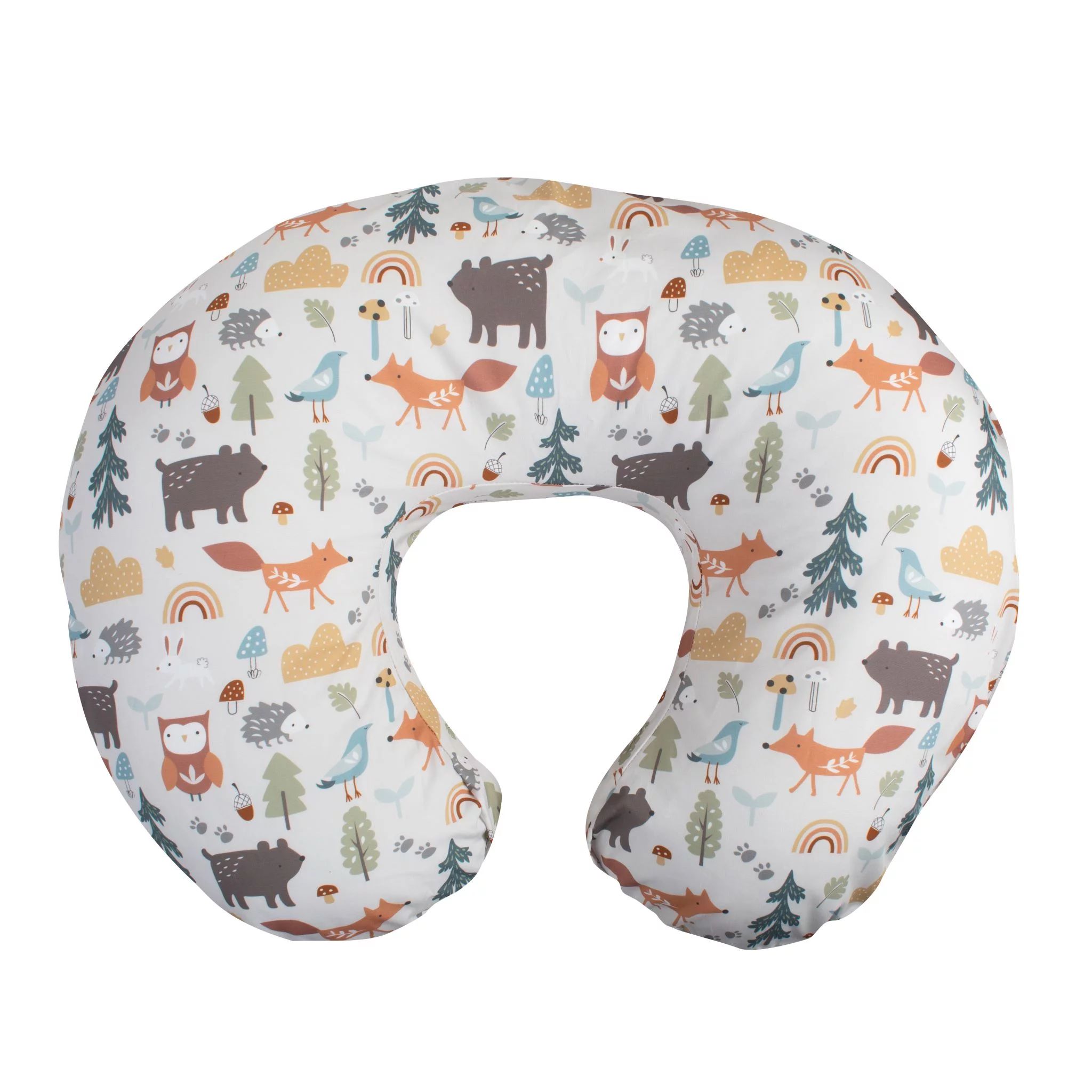 Boppy Nursing Pillow Cover Original | Spice Woodland Animals | Cotton Blend Fabric | Fits Boppy B... | Walmart (US)