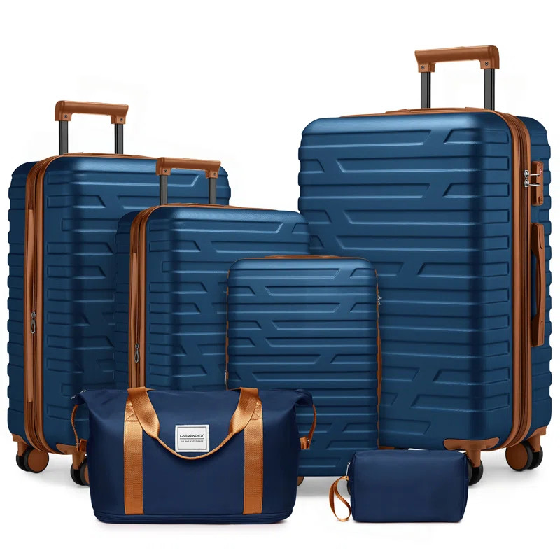 Luggage Sets 6 Pieces With Duffel Bags Hardside Expandable Suitcases | Wayfair North America