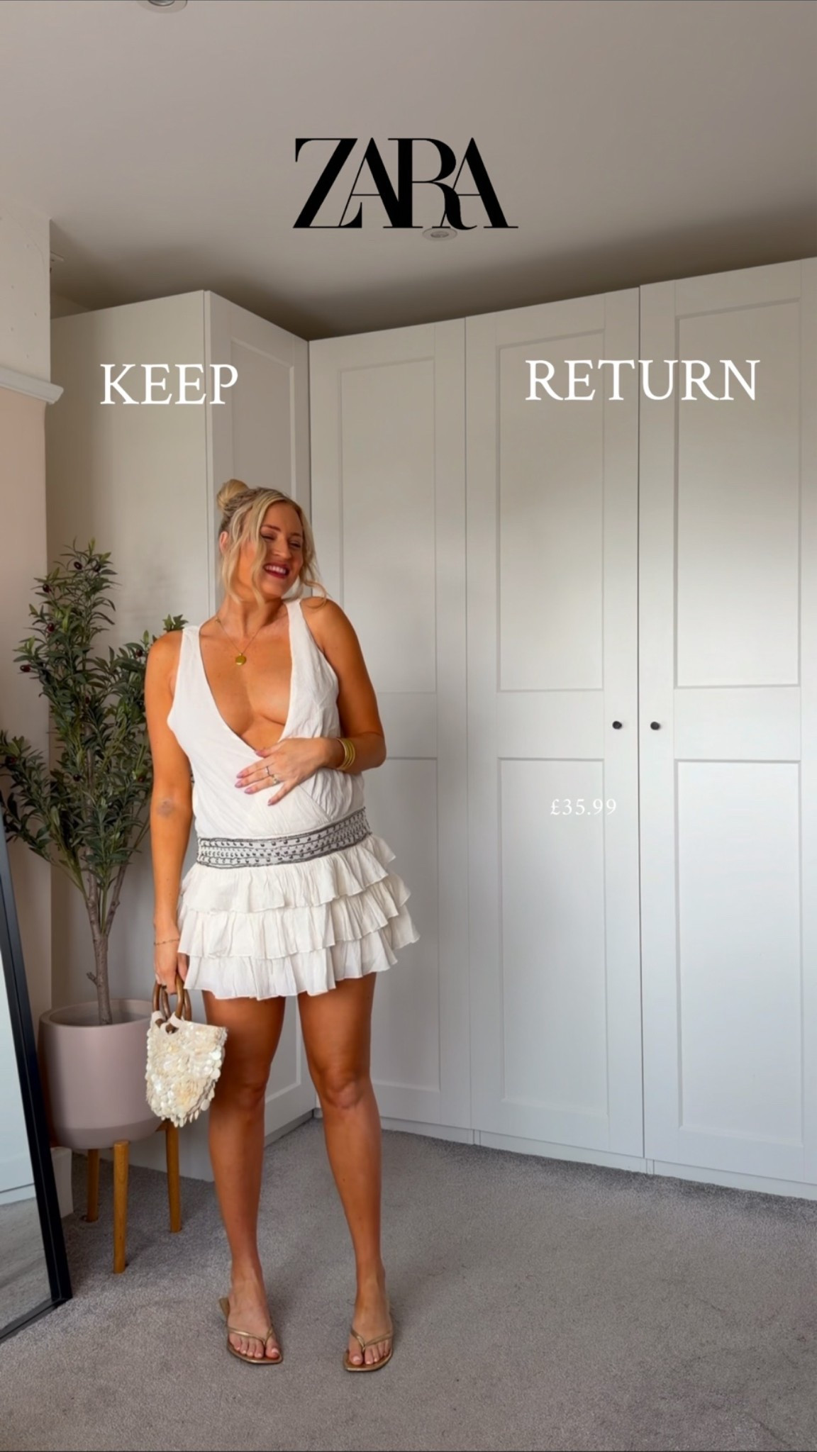 New in Zara white mini dress - beach club vibes! Wearing size M xx 

Beach club outfit, Ibiza outfit

#LTKuk #LTKsummer #LTKspring
