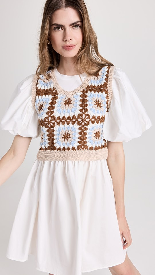 Evie Mixed Media Mini Dress | Shopbop