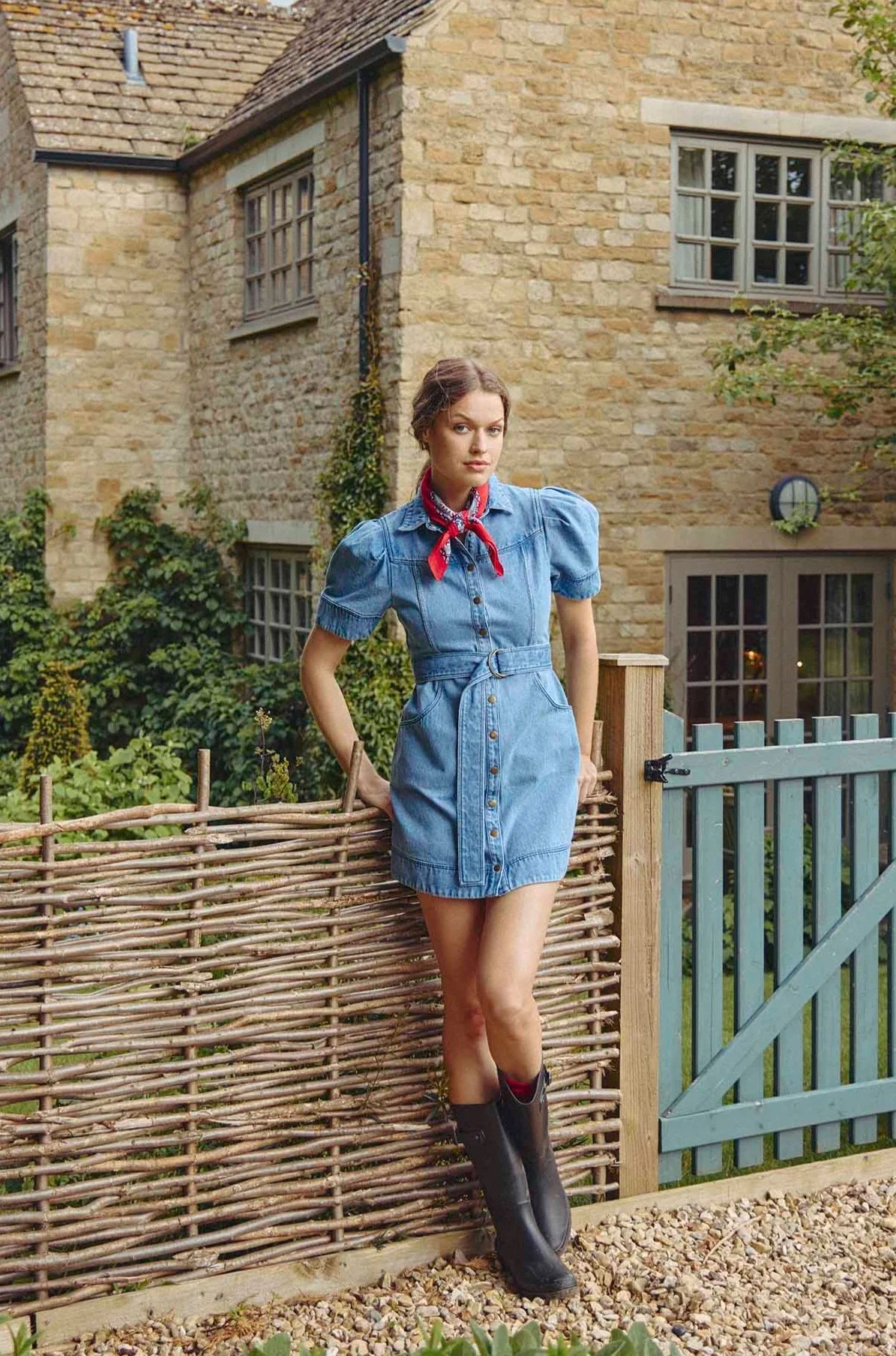 Robinson Dress | Denim Dress | Hunter Bell | Hunter Bell