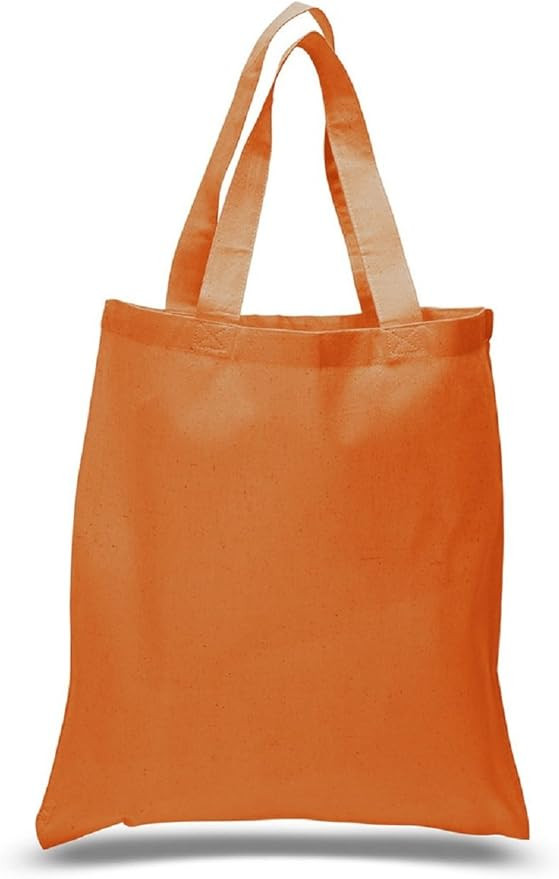 Cotton Canvas Reusable Tote Bags, Cloth Fabric Totes with Handles 15x16 (1-Bag) TBF | Amazon (US)