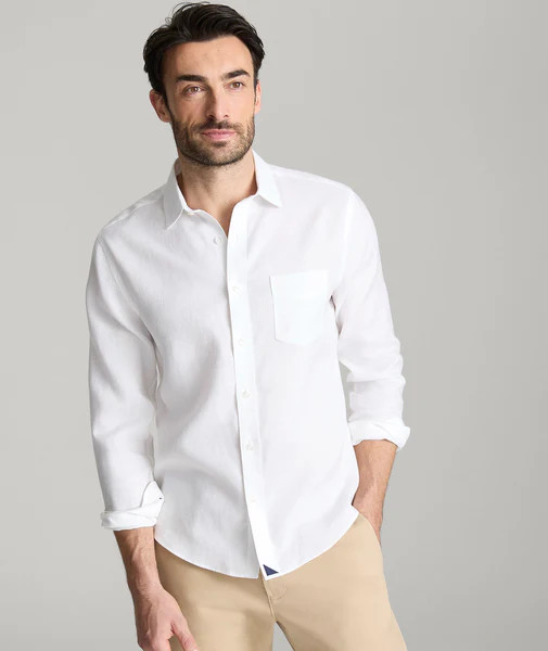 Wrinkle-Resistant Linen Vin Santo Shirt | UNTUCKit (US)