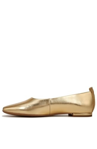 Franco Sarto Womens Vana Slip On Ballet Flat Gold Metallic 8 M | Amazon (US)