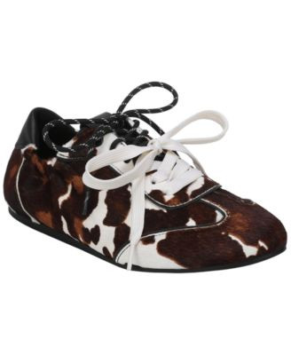 I.n.c. International Concepts Women's Kadenn Lace-Up Sneakers, Macy's Exclusive - Large Leopard Haircalf | Macy's