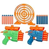 NERF Elite 2.0 Face Off Target Set, Includes 2 Dart Blasters & Target & 12 Elite Darts, Toy Foam ... | Amazon (US)