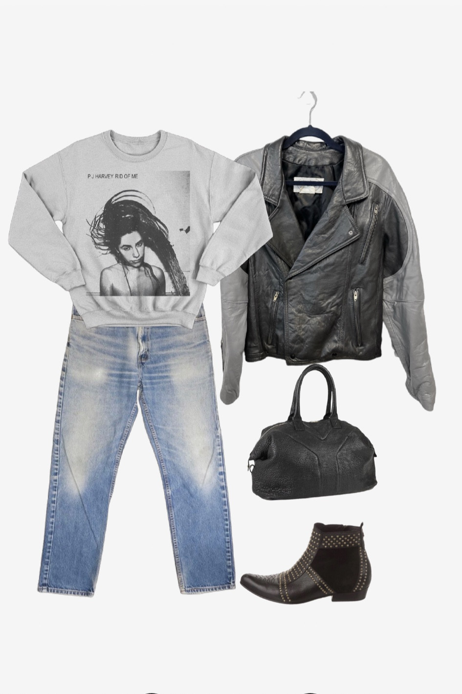 Another leather jacket from the vintage jacket stash. 
Everything is secondhand or vintage except the sweatshirt. 
 •
#falloutfit #ysleasy #falltrends #torontostylist #StyleOver40  #secondhandFind #fashionstylist #slowfashion #animalprint #FashionOver40  #MumStyle #genX #genXStyle #shopSecondhand #genXInfluencer #genXblogger #secondhandDesigner #Over40Style #40PlusStyle 


#LTKStyleTip #LTKShoeCrush #LTKOver40